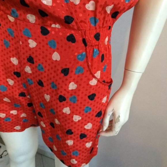 NWOT See by Chloe Romper In Heart Print - Picture 6 of 10